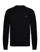 Lambswool Jumper Black Fred Perry