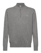 Shield Cotton Half Zip Grey GANT