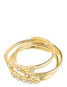 Sloan Recycled Rings 3-In-1 Set Gold Pilgrim