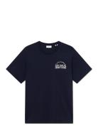 Legacy Court T-Shirt Navy Les Deux