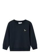 Nmmvallen Ls Nreg Sweat Bru Navy Name It