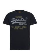 Vl Heritage Relaxed Tee Navy Superdry