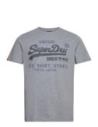 Vl Heritage Relaxed Tee Grey Superdry