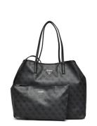 Eco Victtoria Lrg 2 In 1 Tote Black GUESS