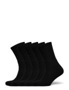 5Pack Recycle Tennis Sock Black Lindbergh