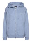 Classic Logo Zip Hoodie Blue Lexington Clothing