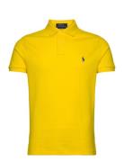 The Iconic Mesh Polo Shirt Yellow Polo Ralph Lauren