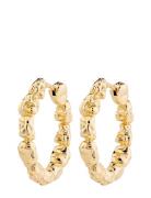 Tide Recycled Hoop Earrings Gold Pilgrim
