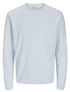 Jjesummer Knit Crew Neck Sn Blue Jack & J S