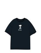 Nlnjum Snoopy Ss L Top Box Sky Black LMTD