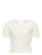 Kogrene Life S/S Open Back Top Jrs White Kids Only