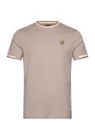 Half Tipped T-Shirt Beige Lyle & Scott