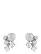 Lise Irregular Ear S/Clear Silver SNÖ Of Sweden