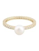 Rio Small Pearl Ring G/White Gold SNÖ Of Sweden