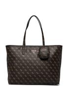 Power Play Large Tech Tote Brown GUESS