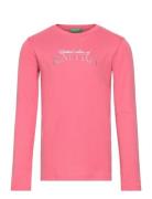 T-Shirt L/S Pink United Colors Of Benetton