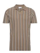 Stretch Polo Shirt S/S Beige Lindbergh