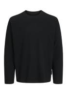 Jcodynamic Fabric Tee Ls Crew Neck Black Jack & J S