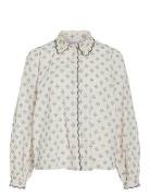 Visteffie L/S Shirt/R Beige Vila