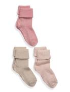 Ida Glitter Socks - 3-Pack Pink Mp Denmark