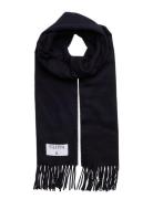 Cashmere Blend Scarf Navy Filippa K