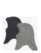 2 Wool Balaclava Felix Black Wheat