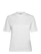 Mock Neck Tee White Filippa K