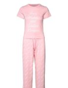 Juicy Wishes Shortsleeve Pyjama Set Almond Blossom Pink Juicy Couture