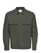 Onskennet Ls Linen Overshirt Noos Khaki ONLY & SONS