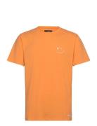 Patrick Organic Tee Orange Clean Cut Copenhagen