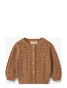 Knit Cardigan Celia Brown Wheat