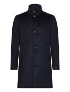 Jesse Melton Cashmere Coat Navy J. Lindeberg