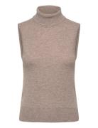 Turtleneck Vest Beige Filippa K