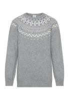 Sweater Fairisle Grey Lindex