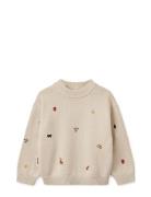 Orlane Embroidery Knit Jumper Beige Liewood