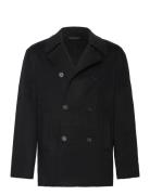 Double Faced Wool Peacoat Black Filippa K