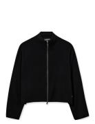 Mmcardi Zip Cardigan Black MOS MOSH