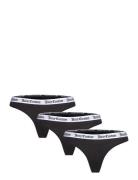 Dana Thong 3Pk Black Juicy Couture