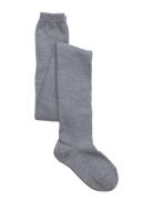 Wool/Cotton Tights Grey Mp Denmark