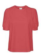 Vmkerry 2/4 O-Neck Top Vma Jrs Red Vero Moda