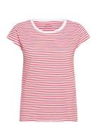 Organic Favorite Stripe Teasy Red Mads Nørgaard