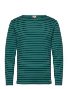 Striped Breton Shirt Héritage Green Armor Lux