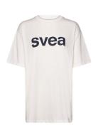 Smaustin Boxy Logo Ss T-Shirt White Svea