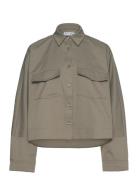 Kori Over Shirt Khaki Ahlvar Gallery