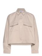 Kori Over Shirt Beige Ahlvar Gallery