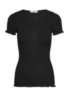 Rmwbalta Modal Ss T-Shirt Black RM By Rosemunde
