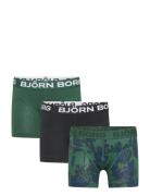 Cotton Stretch Boxer 3P Green Björn Borg