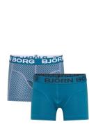 Cotton Stretch Boxer 2P Blue Björn Borg