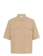 Kanaya Liah Shirt Beige Kaffe