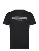 Printed T-Shirt Black Tom Tailor